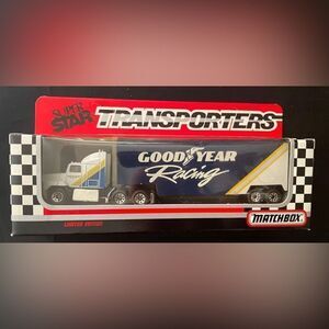 Matchbox Super Star Transporters GoodYear Racing Huggins Tires Sales 1992 NASCAR